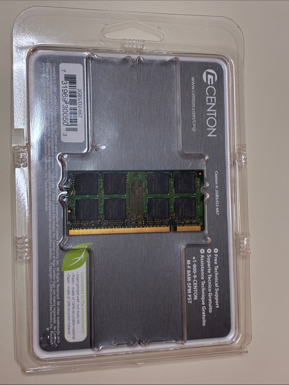 MACREADY DDR2 2GB RAM Module - Green - Picture 2 of 4